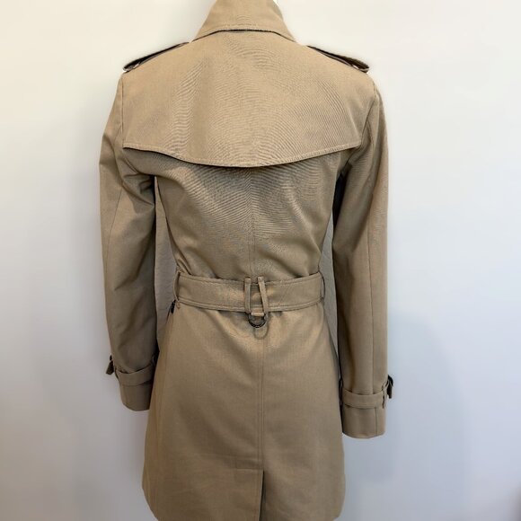 BURBERRY Harbourne Trench Coat Honey Size 2 - Picture 8 of 16
